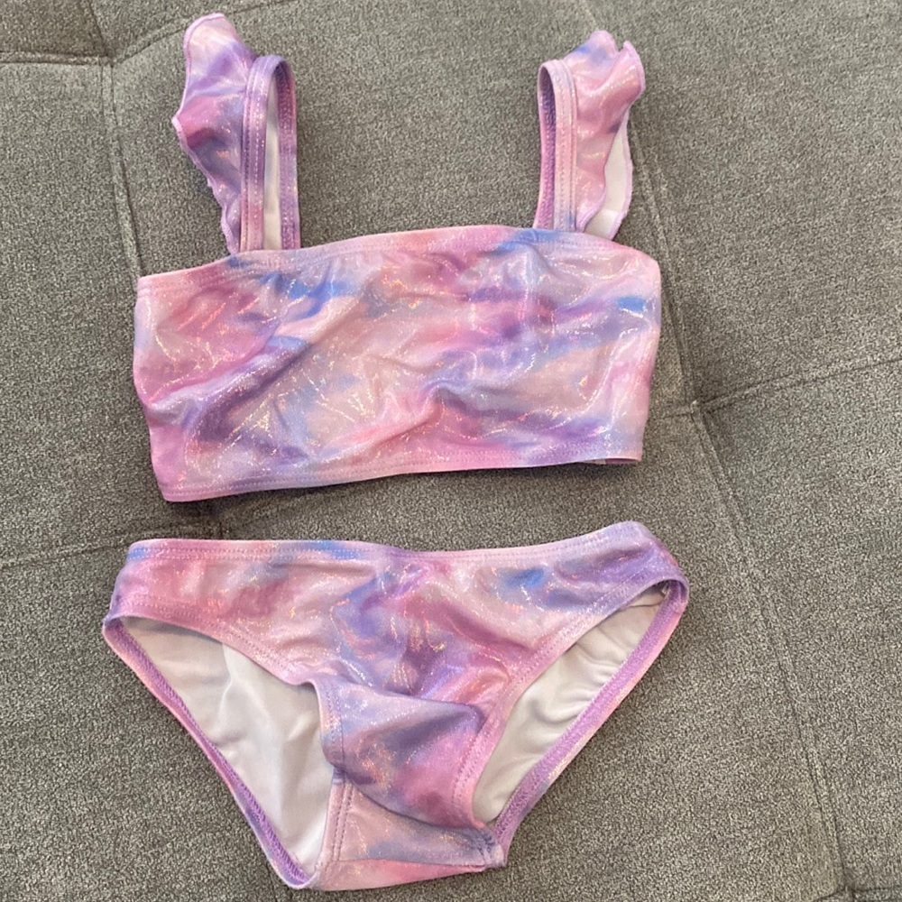 RANDOM HEARTS PINK/PURPLE BIKINI - sz 5